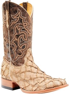 Cody James Mens MenS Exotic Pirarucu Western Boot Broad Square Toe - Bbme-102