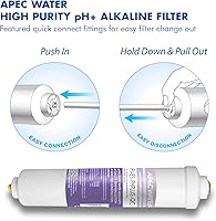 Vista 7 de APEC Water Systems FILTER-MAX-ESPH 75 GPD Juego completo de filtros de repuesto para sistema de filtro de agua de ósmosis inversa alcalina serie