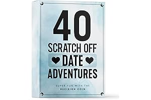Personalized Gift for wife: Romantic Scratch Off Date Adventure Ideas