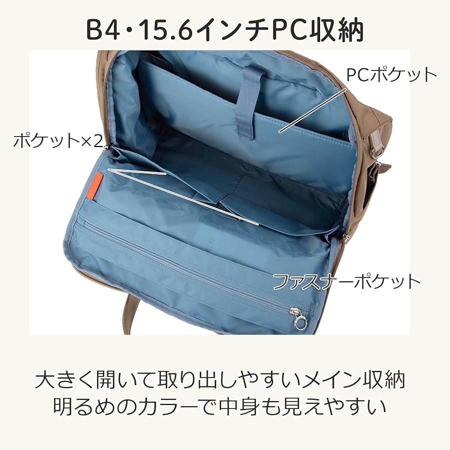Amazon.co.jp: カナナプロジェクト リュック PJ3-e B4 15.6