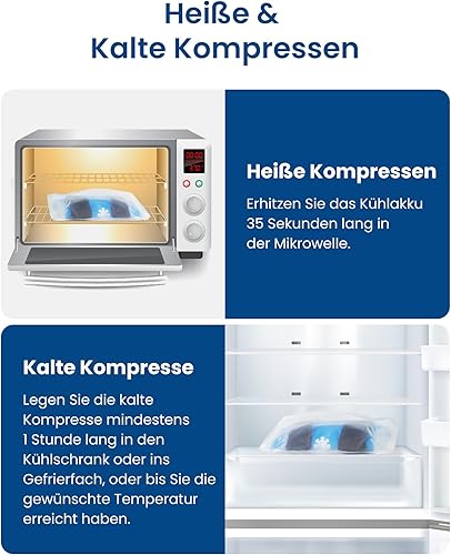 Miniatura 6 de Bolsa de hielo para aliviar el dolor de rodilla, envoltura de hielo de gel reutilizable para lesiones de piernas, hinchazón, cirugía de reemplazo de