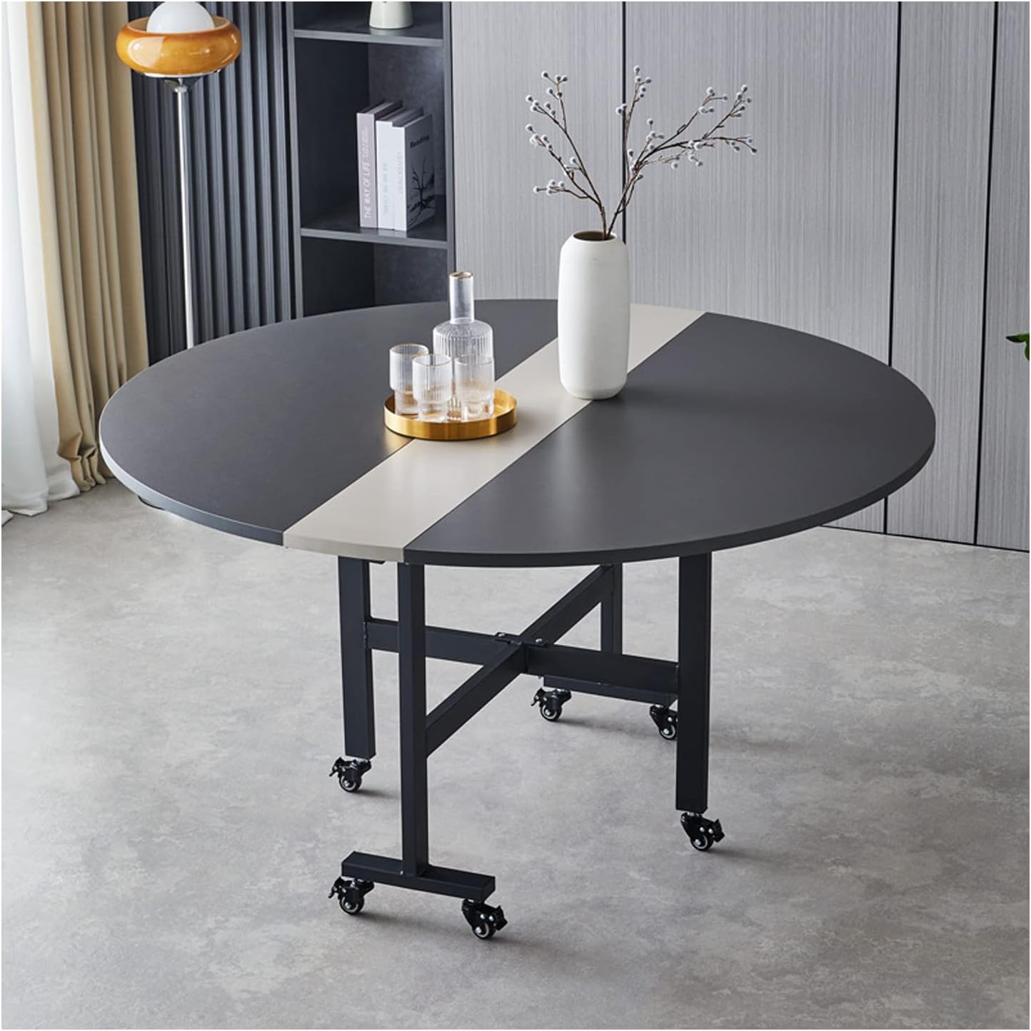 Amazon｜折りたたみ式テーブルダイニング、木製拡張テーブル省スペース