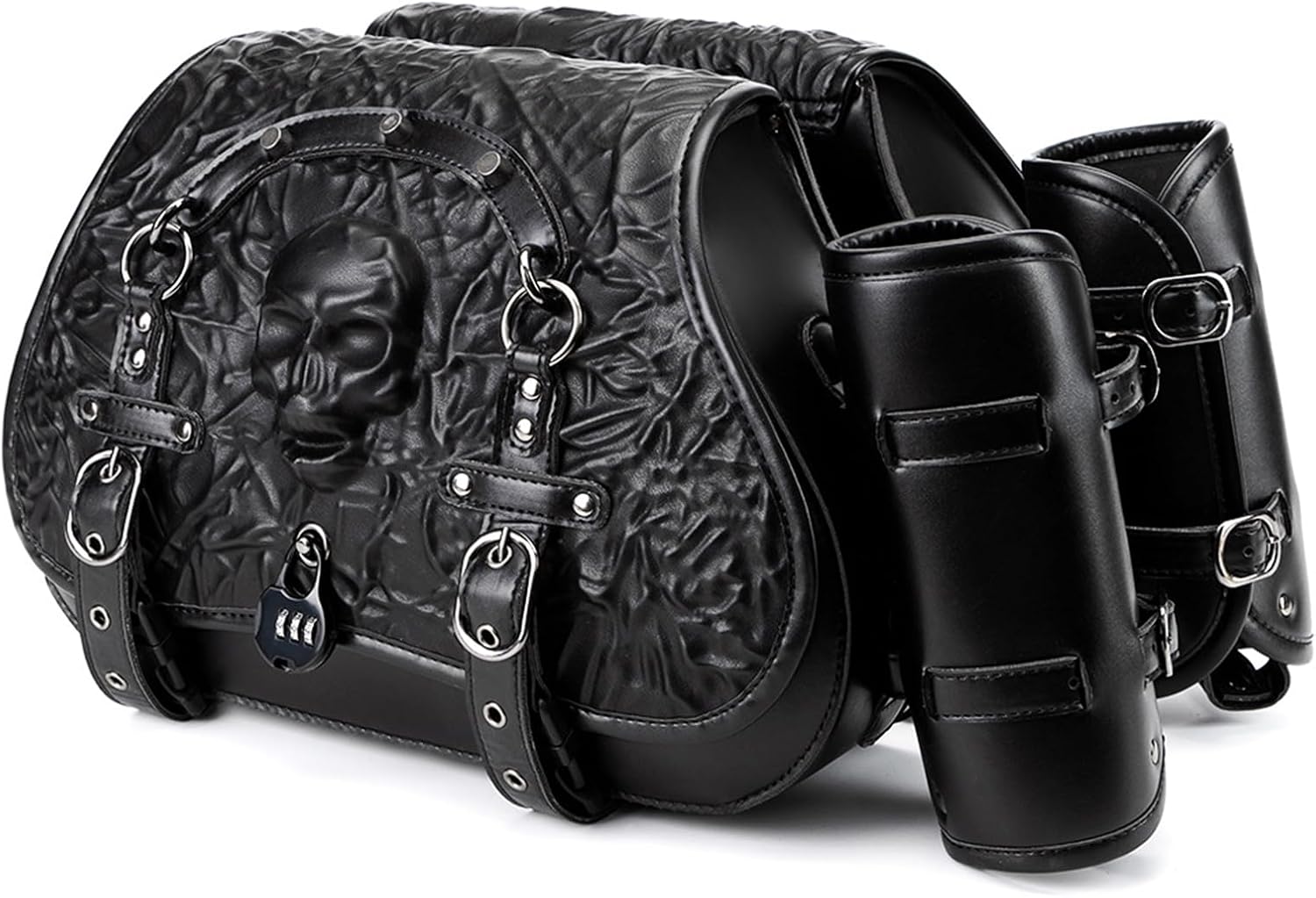 オートバイバイカーサドルバッグポーチ盗難防止および大容量貯蔵オートバイサドルバッグを備えた取り外し可能なデザイン