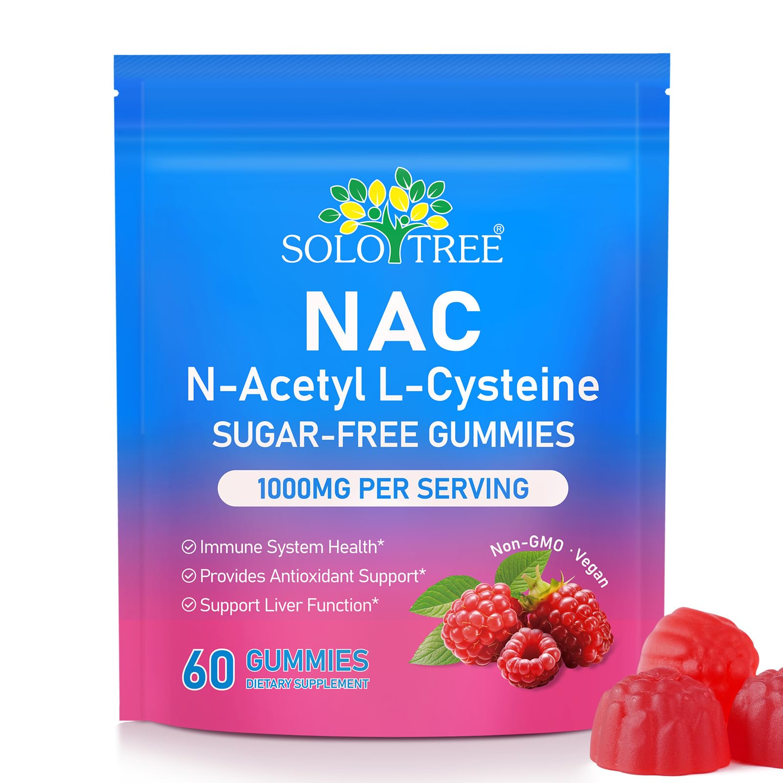 Amazon.com: Nyloriaine NAC Supplement N-Acetyl Cysteine, Nac Gummies 60pcs,  Support Immnue, Liver Function, Antioxidant Support, Nac 1000mg Per  Serving, Non-GMO, Vegan, Sugar-Free : Health & Household