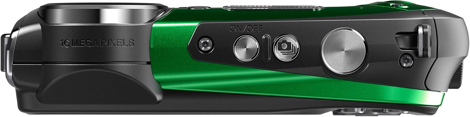 Fujifilm FinePix XP60 Digital Camera, top view showing controls