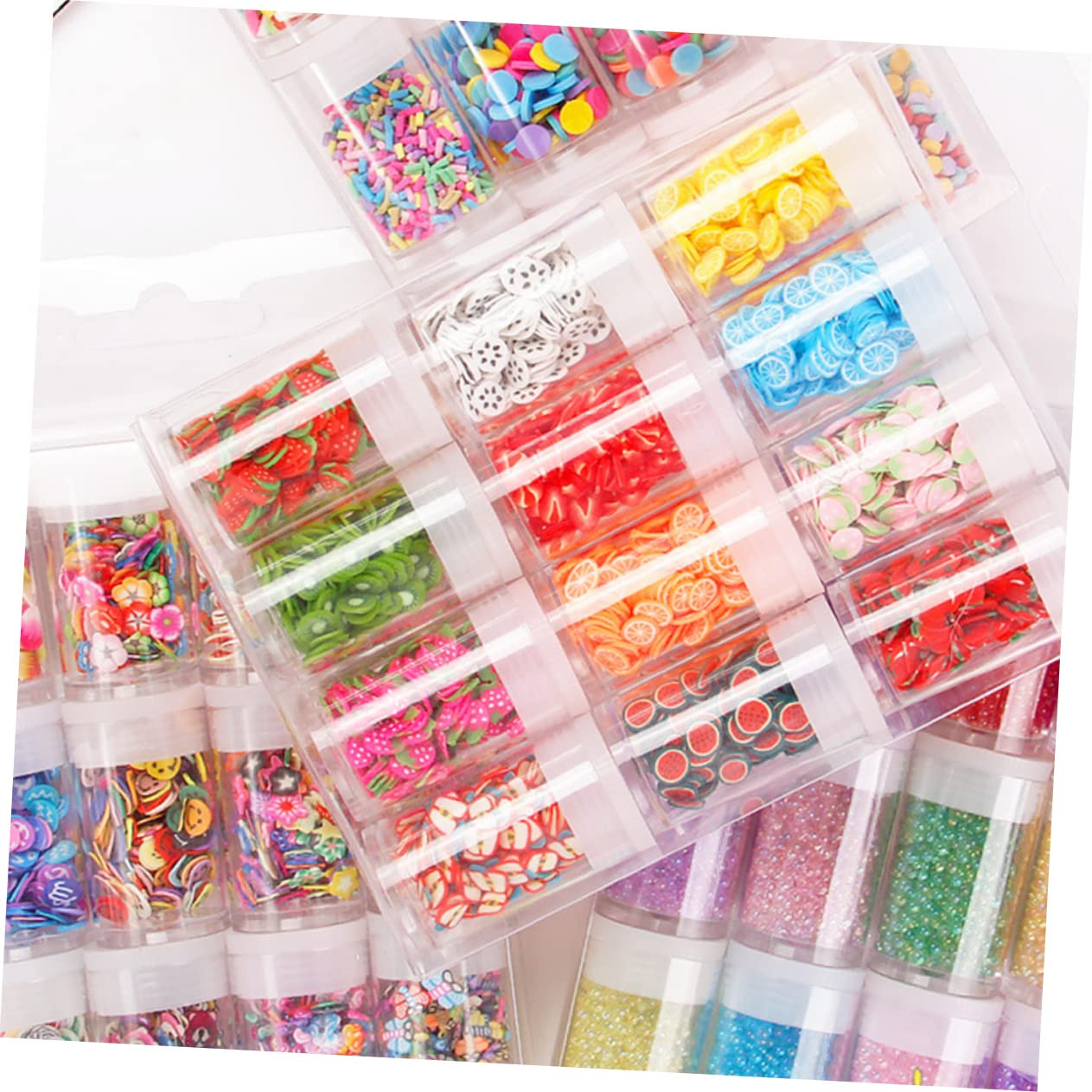MERRYHAPY Fruit Nail Art Slices Diy Craft Decorations for Girls for Christmas Parties