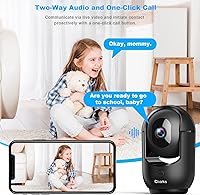 Vista 6 de 2K Pan/Tilt Security Camera, WiFi Indoor Cameras for Home Security with AI Motion Detection, Pet/Dog/Baby Camera with Phone App, 2-Way Audio, 24/7