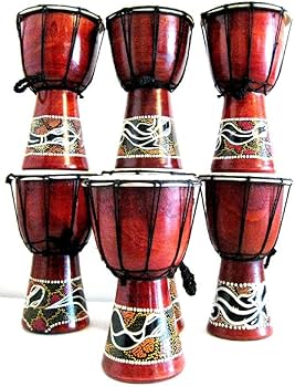 【大幅値下げ中！】ガーナ産アフリカンドラム（ロングドラム) Amazon | Djembe ドラムボンゴ コンゴ アフリカンウッドドラム Mサイズ
