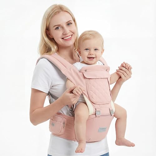 TALENBEEN 6-in-1 Baby Carrier with Hip Seat