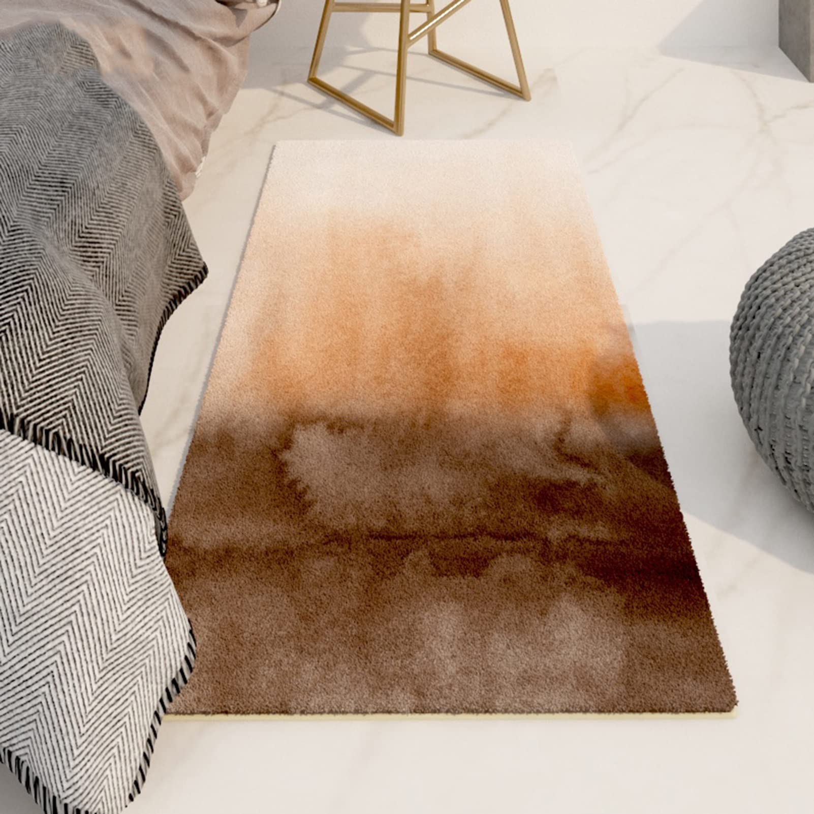Alfombra larga de salón y dormitorio con diseño textil de alta densidad