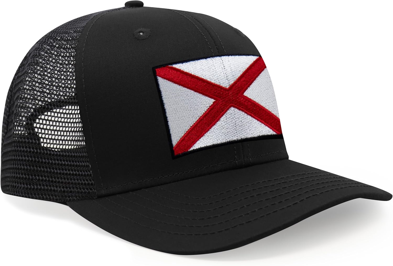 International Tie State Hat for Men and Women, Adjustable Snapback Trucker Baseball Cap with Embroidered Patch - Image 2