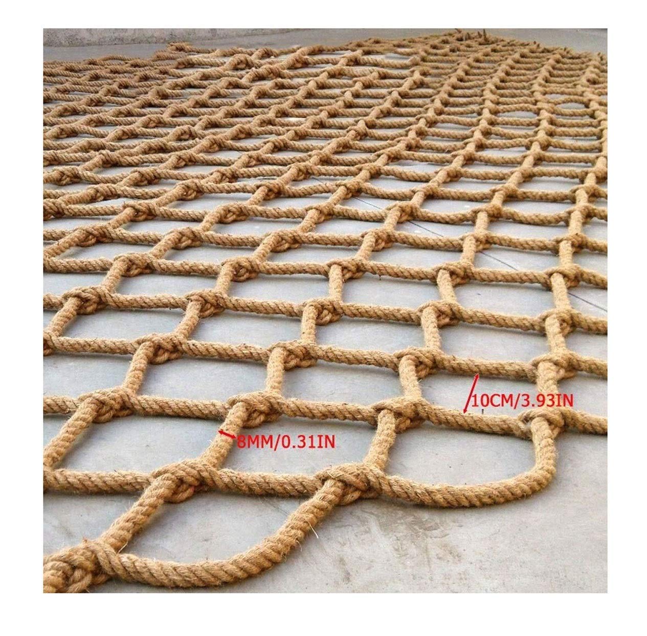 Filet de corde de chanvre premium pour décoration de plafond et aménagement de jardin chic