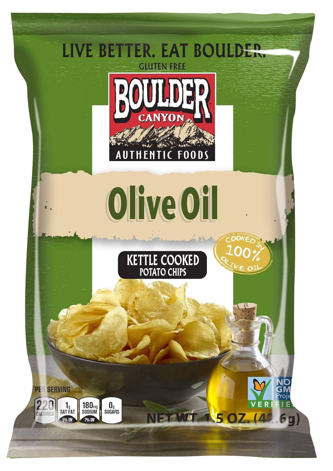 Boulder Chips Boulder Canyon Olive Oil Kettle Cooked Potato