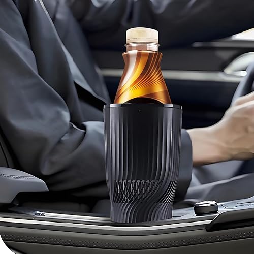 Miniatura 8 de Smart 2 en 1 calentador de taza de coche enfriador de taza de viaje calentada, control de temperatura, calentador de café de coche taza de café de