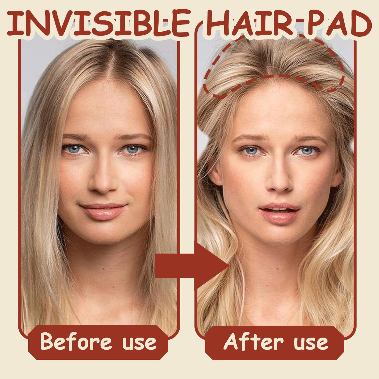 2 Pcs Hair Bump It Up Volume Inserts, Hairpadding Tool Styling Accessories - Image 2