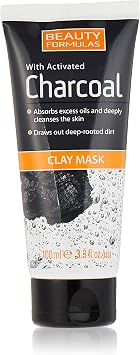Beauty Formulas With Activated Charcoal Clay Mask 100 millitres