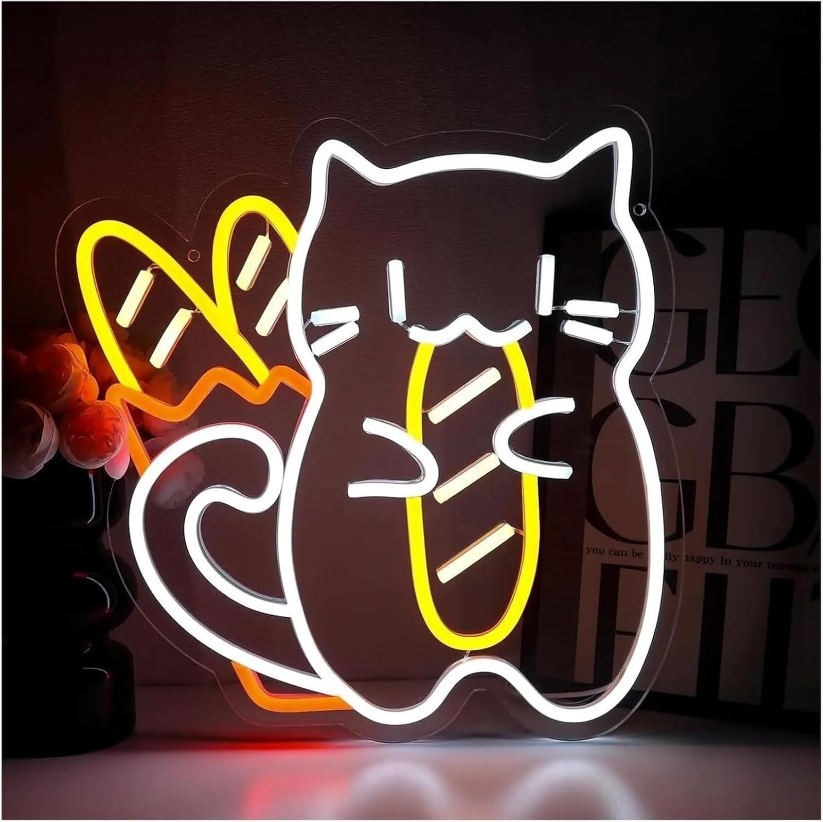 Zynther Neon lamp for neon lamp loanword Bakery Cat for Sign