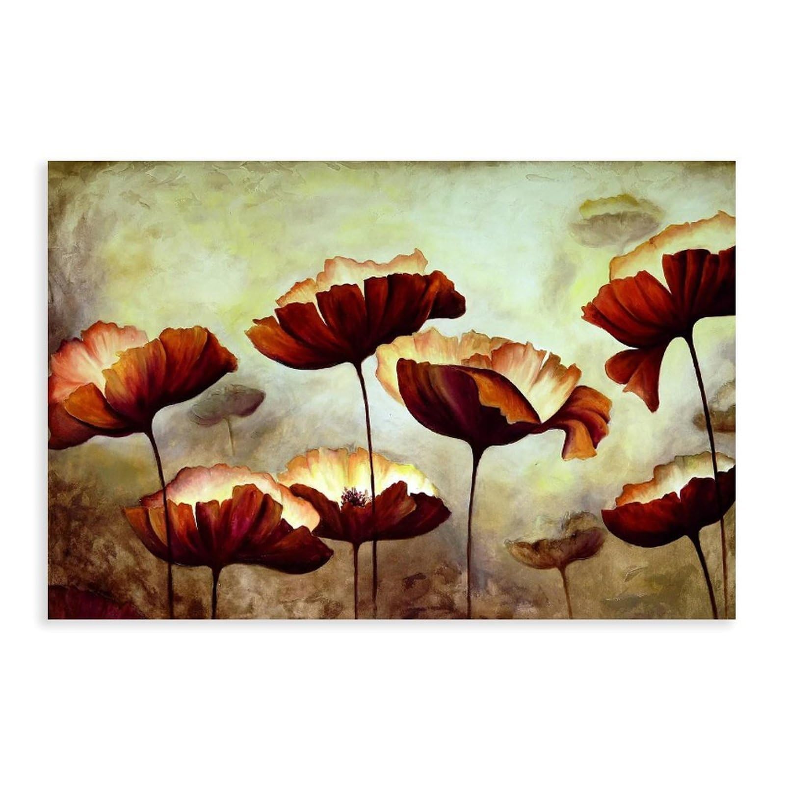 Bareronor Flowers Poster Canvas Poster Bedroom Decor Landscape Office Room Decor Gift 20" L X 30" W