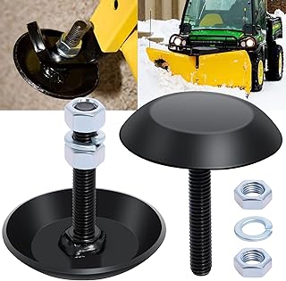 Podoy 2873423 Snow Plow Blade Heavy Duty Skid Shoes Compatible with Polaris Ranger Razor Sportsman Magnum ATV/UTV Replace 2877245