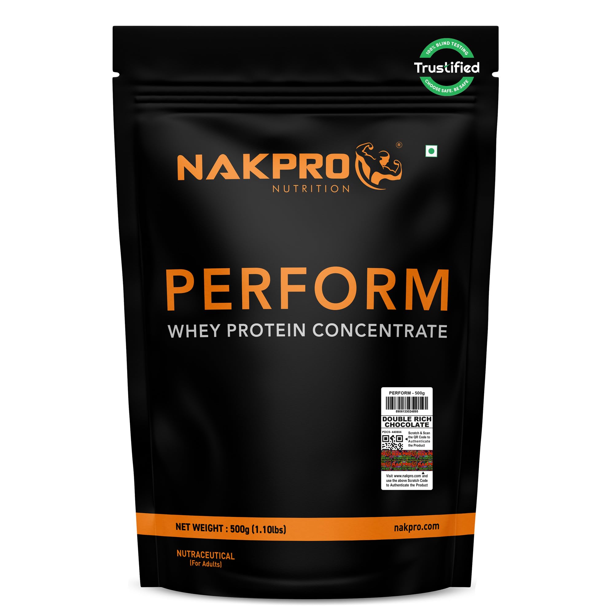 NAKPRO NUTRITION Perform Whey Protein Concentrate | 4kg Chocolate | 24g Protein, Trustified Certified — Amazon image 11