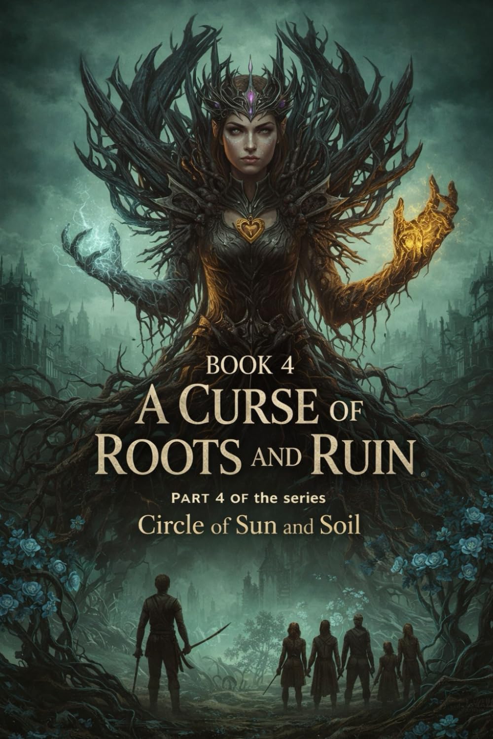 A Curse of Roots and Ruin - book 4 in the series Circle of Sun and Soil: An Epic Fantasy Romance: A Gripping Dystopian Romantasy of Elemental Magic, Fated Mates, and Forbidden Love