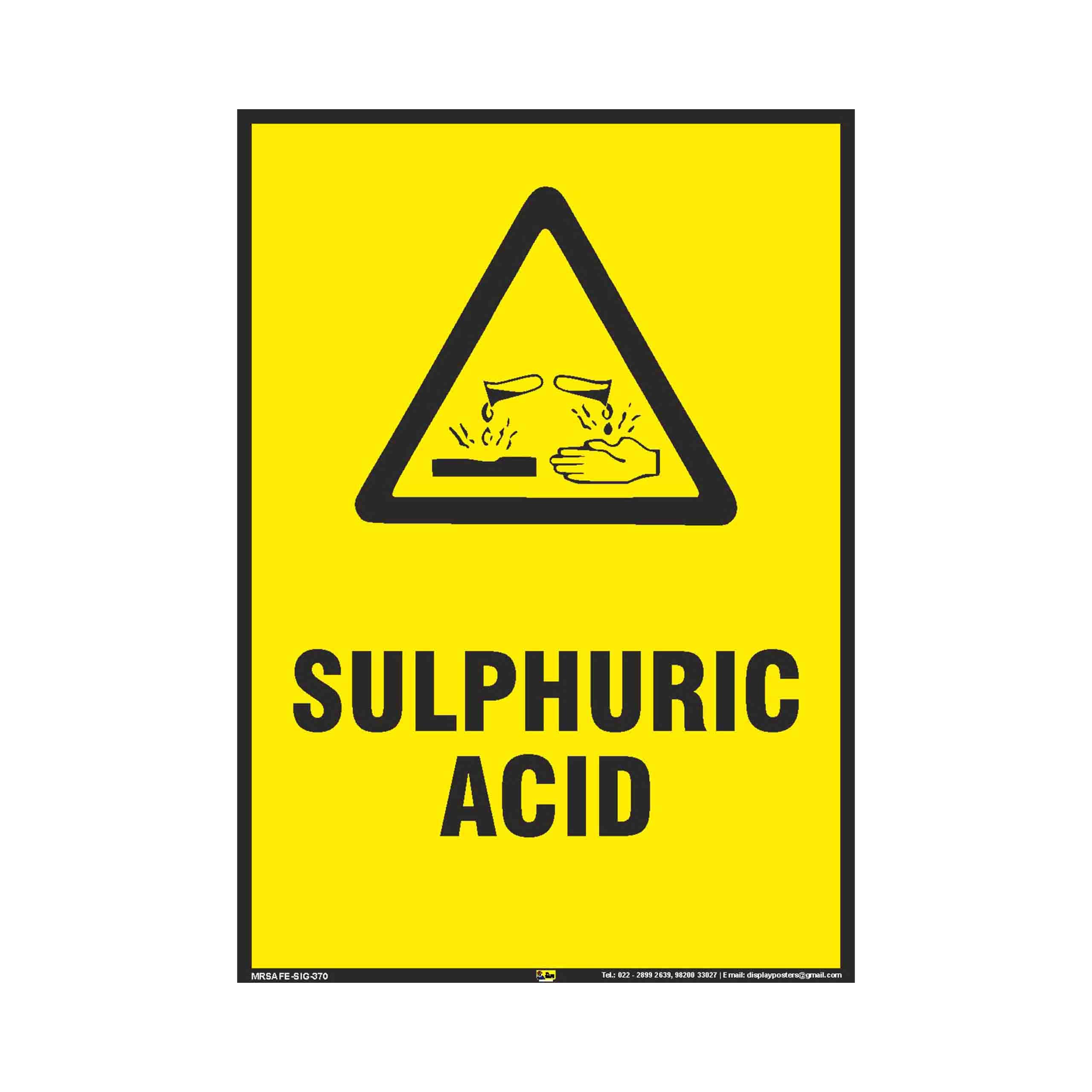 Mr. Safe - Sulphuric Acid Sign Hard Plastic Lamination A5 (5.8 inch X 8.2 inch) (B07C21943G) Amazon Price History, Amazon Price Tracker