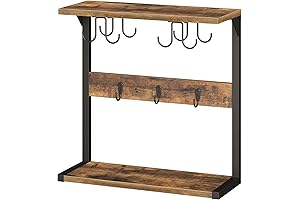 Coffee Mug Holder, Coffee Corner Stand with 11 Hooks