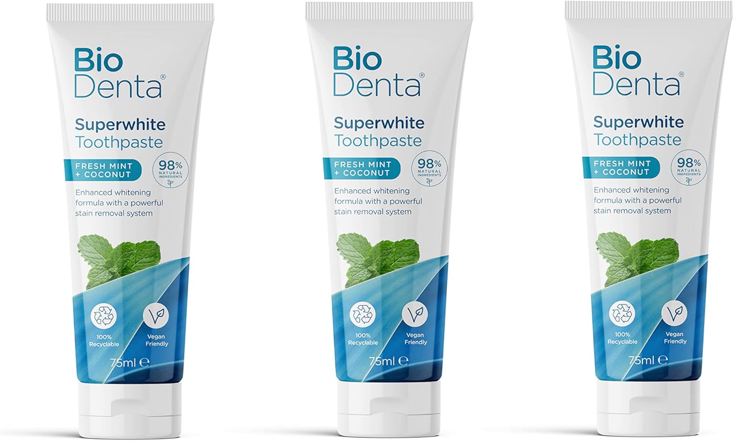 BioDenta Natural Toothpaste (3 Pack, Whitening) Amazon.co.uk