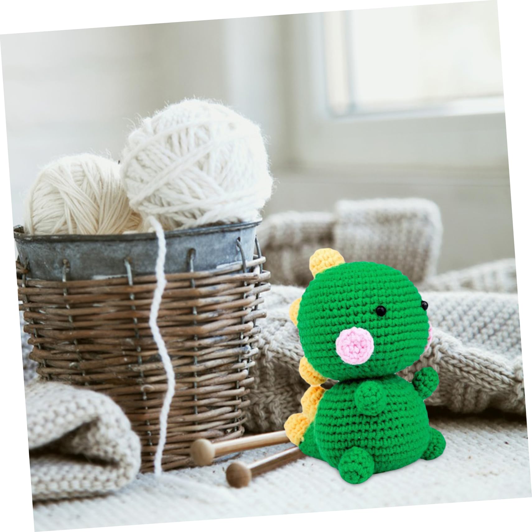 Tofficu 4 Sätze Zubehör Tulpe Häkeln Haken Häkelset für Anfänger Bausatz wohnungseinrichtung home decoration hausdeko Tierische Dekoration Häkelset lernen Häkelsets für Plastik