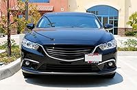 Vista 8 de iJDMTOY JDM Soporte de montaje de matrícula con adaptador para agujero delantero de remolque de defensas frontal para Mazda3 Mazda6 después de 2014