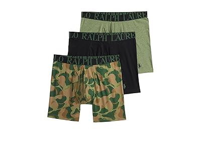 Polo Ralph Lauren Classic Fit Stretch Boxer Brief 3-Pack Men
