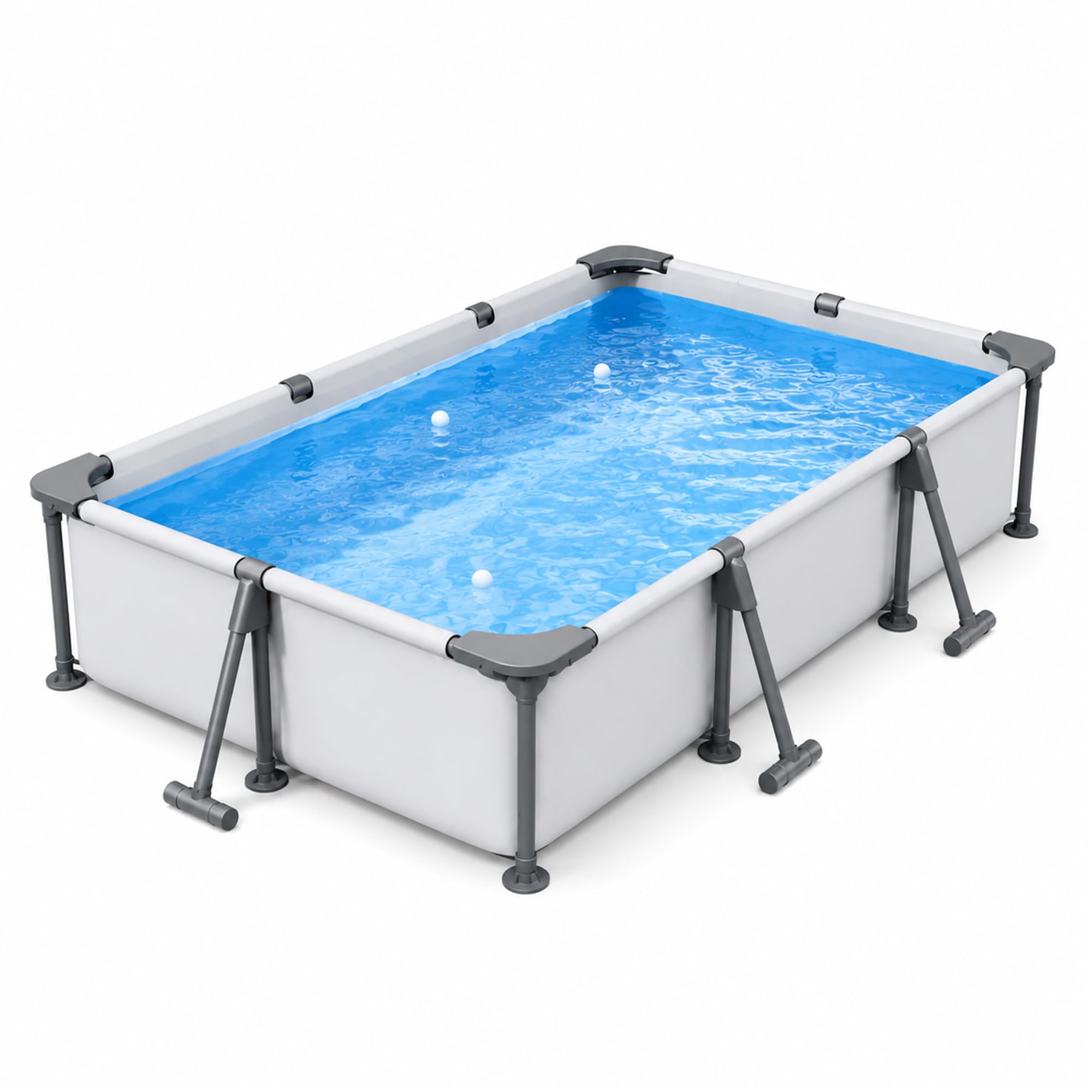 Piscina Rettangolare Fuori Terra per Bambini e Tutta la Famiglia