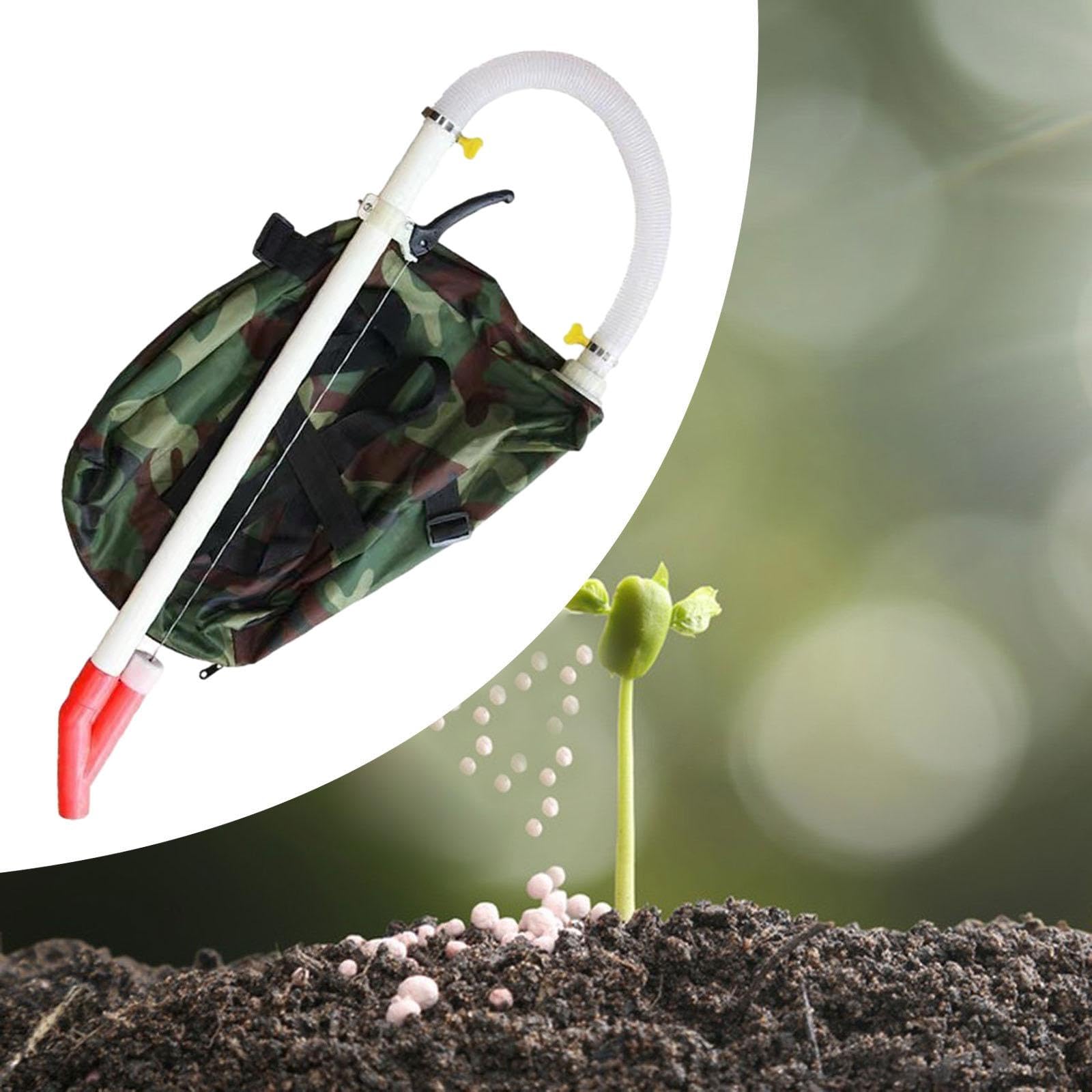 MagiDeal Spandiconcime Distributore di fertilizzanti Concime granulare Regolabile per Giardinaggio Che Fa Risparmiare Tempo per Il Cortile del Mais