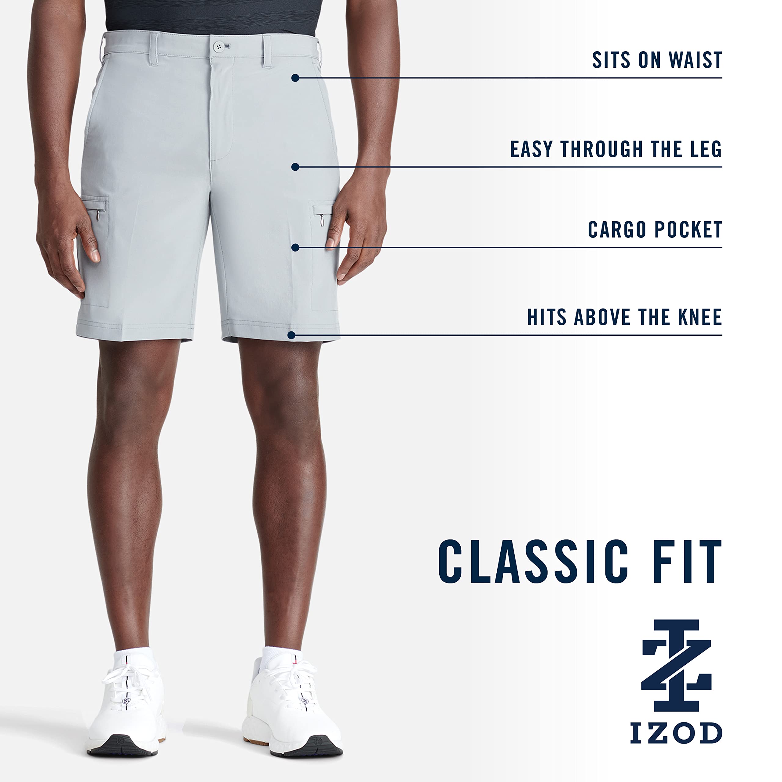 Izod Mens Golf Swing Flex Stretch Cargo Short Desertcart INDIA