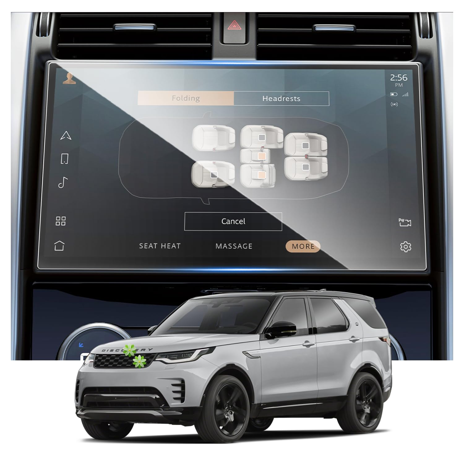 Screen Protector for Land Rover Discovery/Sport 11.4-in Touch Screen,Land Rover Discovery Accessories 9HD Tempered Glass Compatible with 2021 2022 2023 2024 2025 Land Rover Discovery/Sport