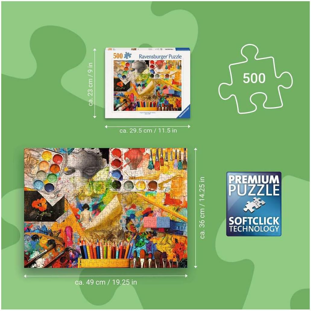 Ravensburger Art Studio 500 Piece Puzzle for Adults