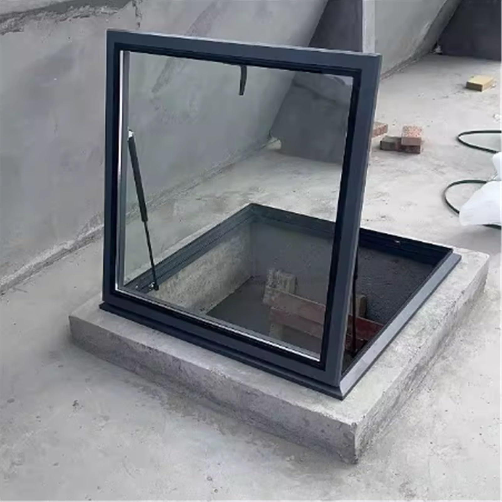 Claraboya de ventilación insonorizada con tapa en forma de C para el tejado