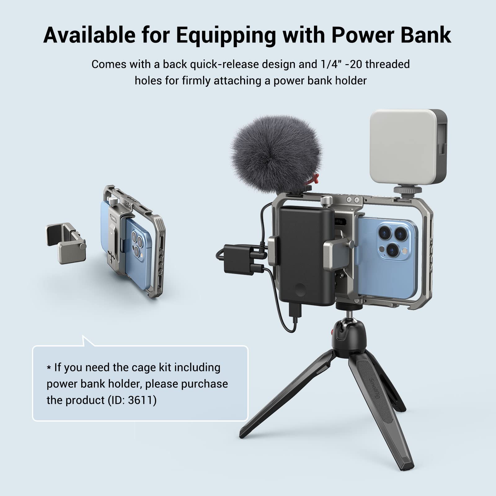 Amazon.co.jp: SmallRig ビデオキット汎用 iPhoneシリーズ用ビデオリグ