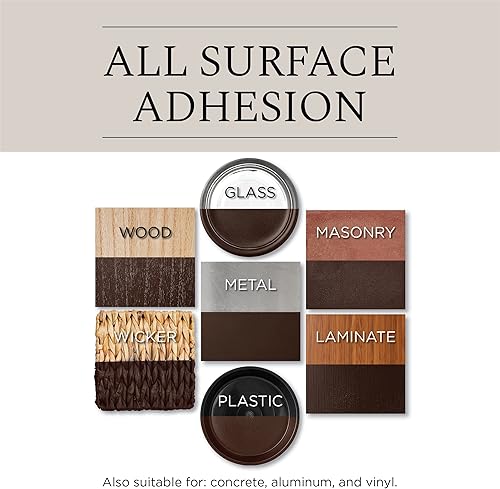 Miniatura 5 de Rust-Oleum 247570 - Pintura en aerosol universal para todas las superficies, 12 onzas, marrón expreso satinado (Satin Espresso Brown), paquete de 2