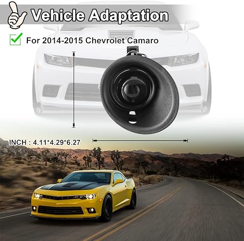 Miniatura 4 de Luces antiniebla para Chevy Camaro 2014-2015, montaje de luz antiniebla con bombillas H3 12V 55W y kit de arnés de cableado e interruptor universal,