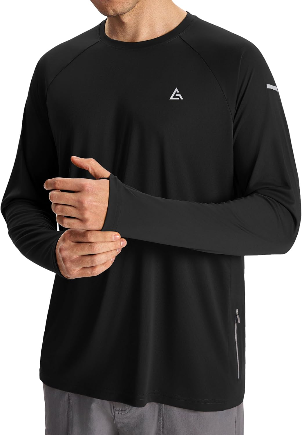 Men’s Sun Protection Shirts UPF 50+ Long Sleeve UV Shirt Rash Guard for Men Quick D...