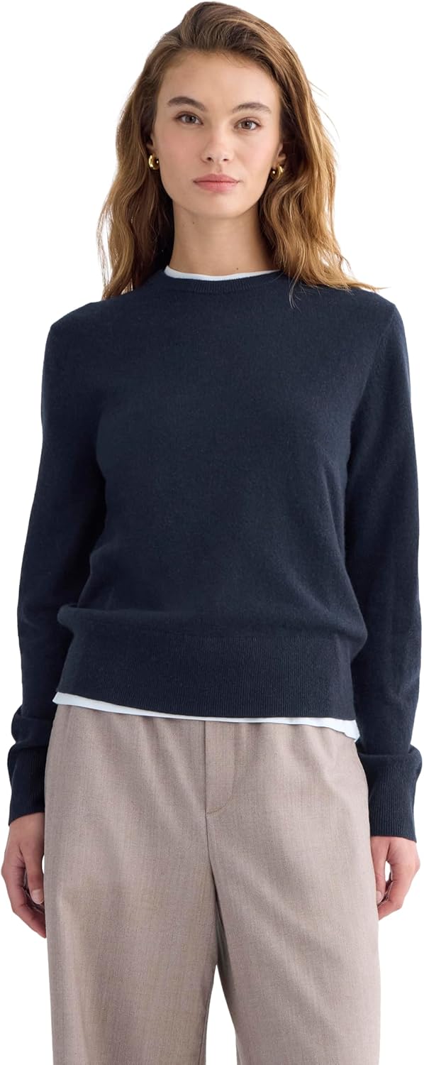 Everlane Women's Everlane Cashmere Slim Crew Sweater