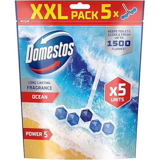 Domestos Power 5 Ocean Toilet Block 302g
