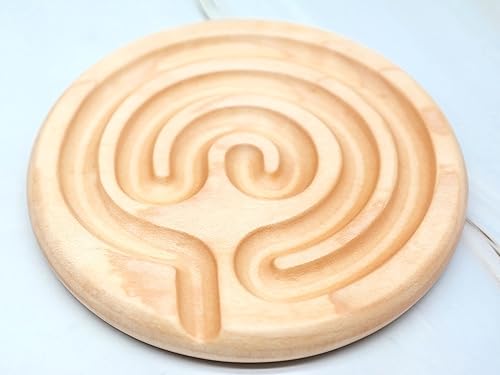 Miniatura 6 de Pocket Labyrinth, Wooden Finger Labyrinth, Finger Labyrinth, Finger Labyrinth, Labyrinth Art, Labyrinth Meditation, Labyrinth Gifts