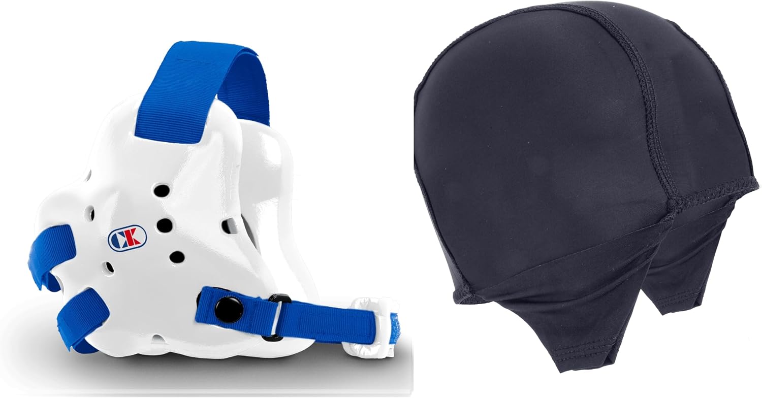 Cliff Keen Fusion Wrestling Headgear Bundle with The Slicker Hair Covering