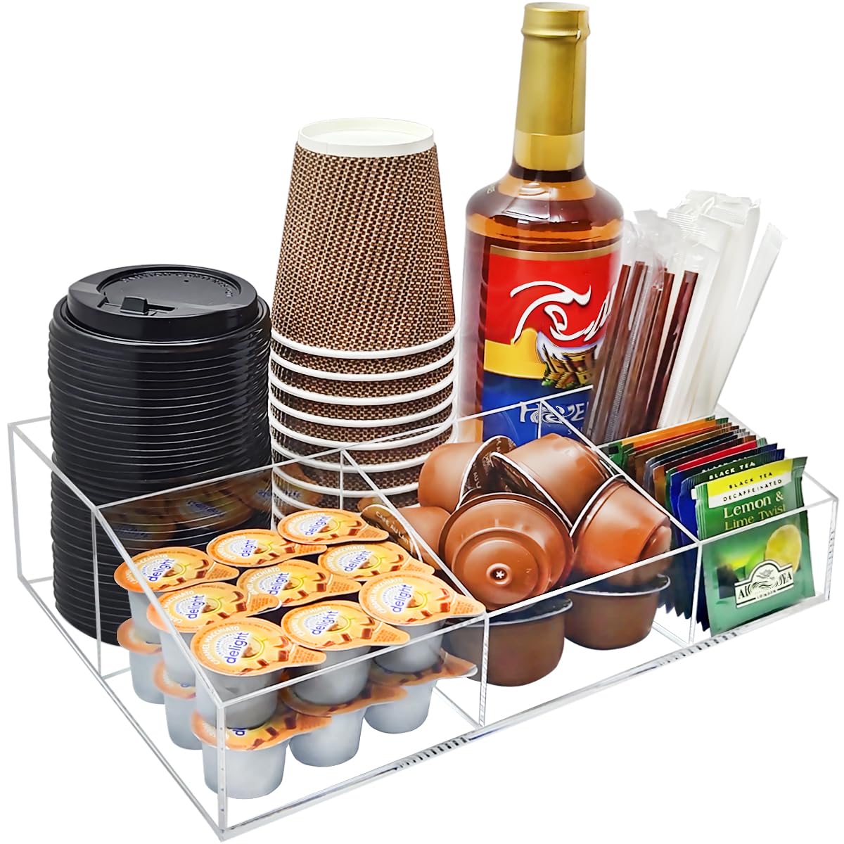 Acrylic Coffee & Beverage Organization At