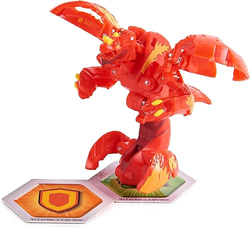 Miniatura 3 de Bakugan Evolutions 2022 Pyrus Dragonoid Evo - Figura coleccionable de núcleo de 2 pulgadas y tarjetas coleccionables