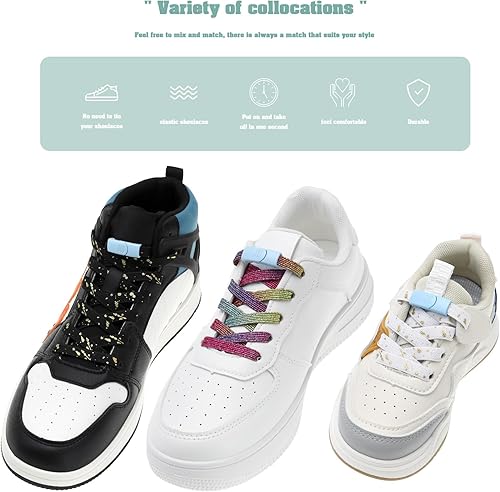 Miniatura 7 de Cierre magnético de liberación rápida con hebilla sin ataduras, se adapta a tenis, zapatos de lona, botas