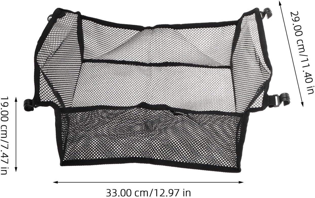 SOLUSTRE Portable Camping Table with Mesh Storage Basket, Foldable Lightweight Outdoor Picnic and BBQ Table Accessory for Family and Travel Use