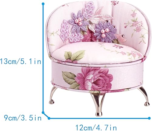 Vista 7 de Felice Ann Joyero Joyero Mini Dollhouse Muebles Armario Sofá Cama Redonda, Talla única